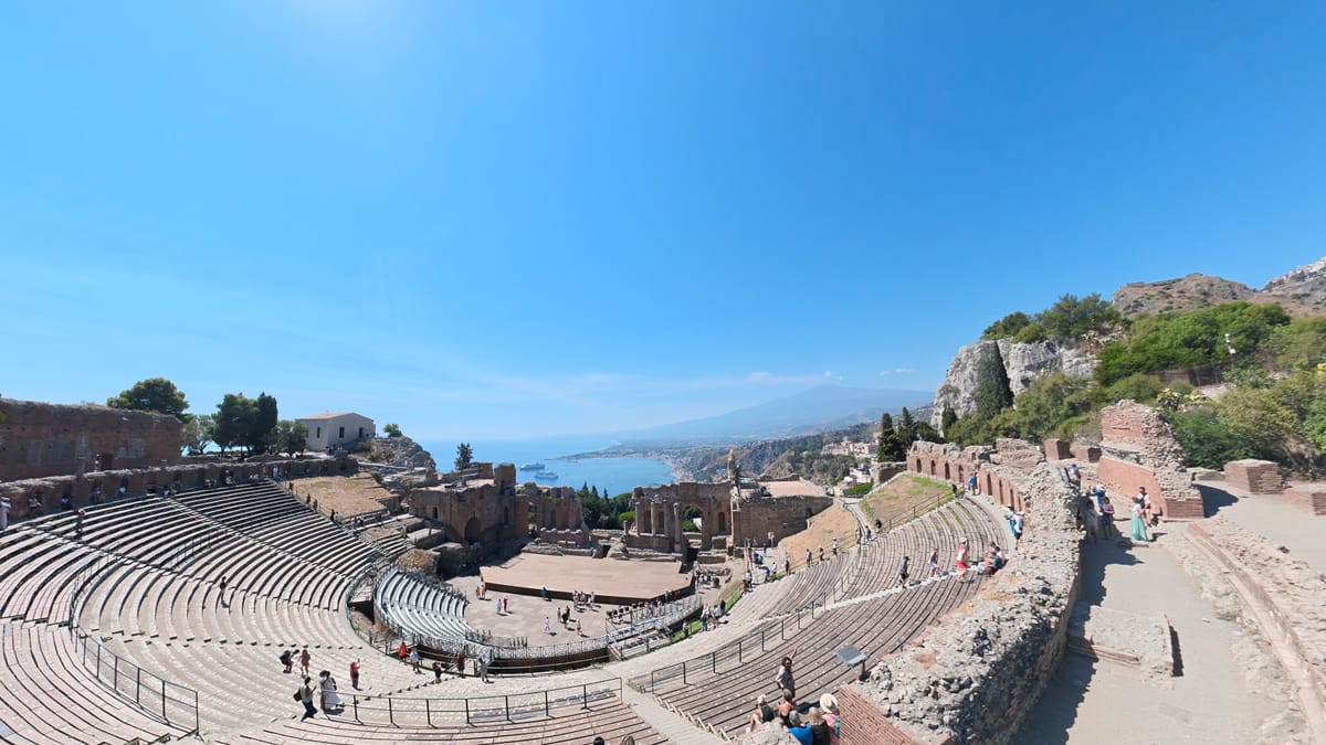 Taormina – Theater, Granita und ein Blick zum Ätna